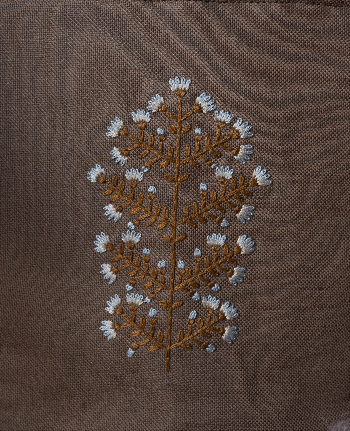 Blue Autumn Flowers small bag