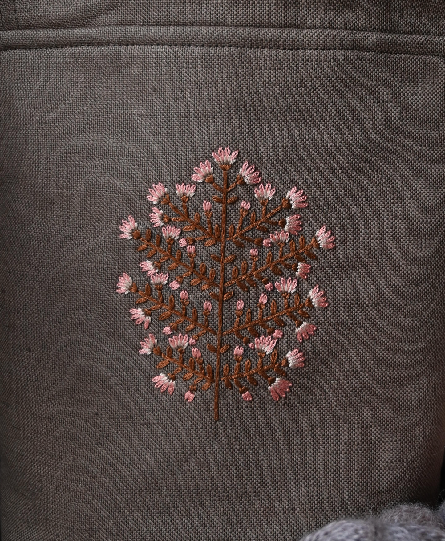 Pink Autumn Flowers small bag