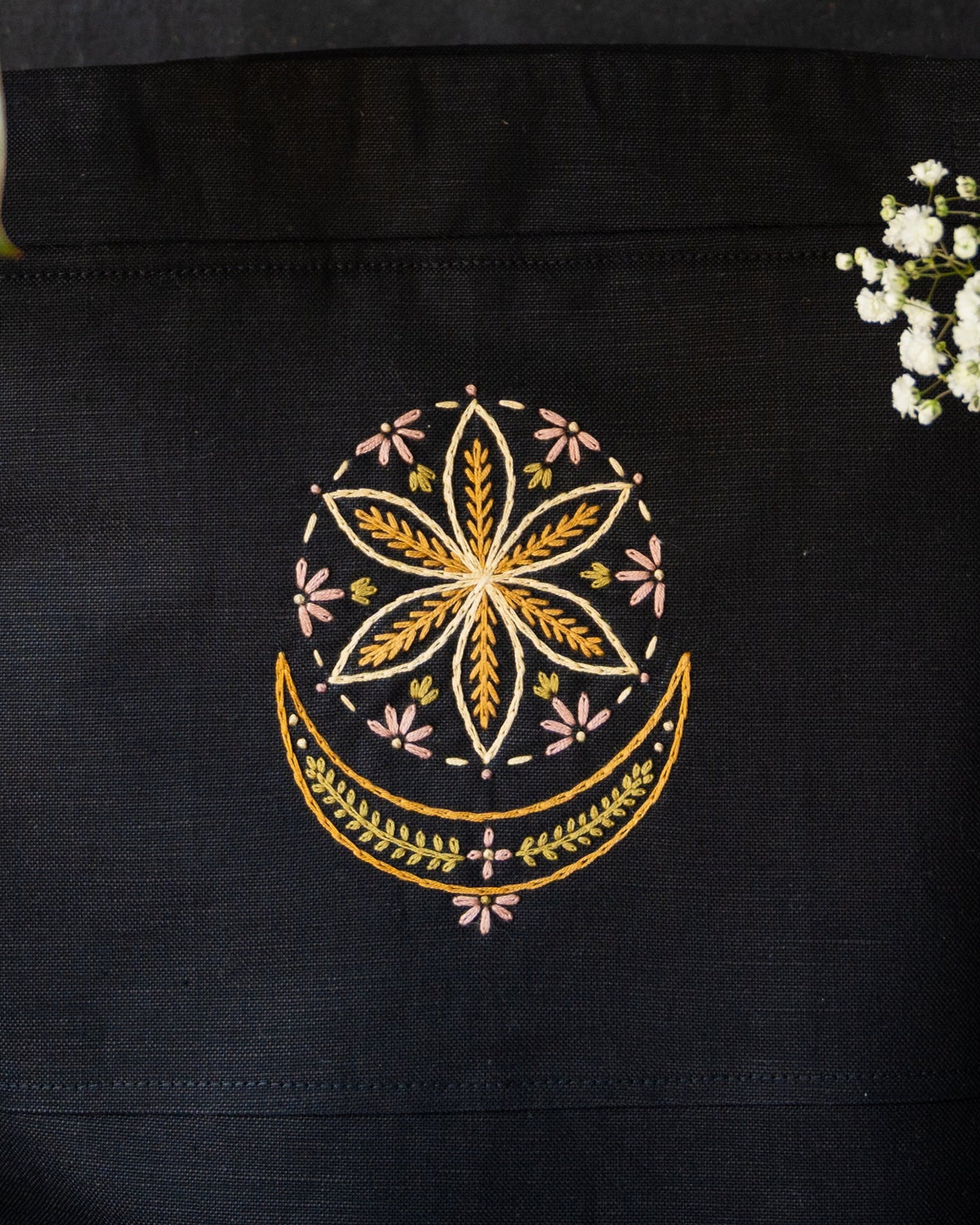 Balance large bag - pink flowers