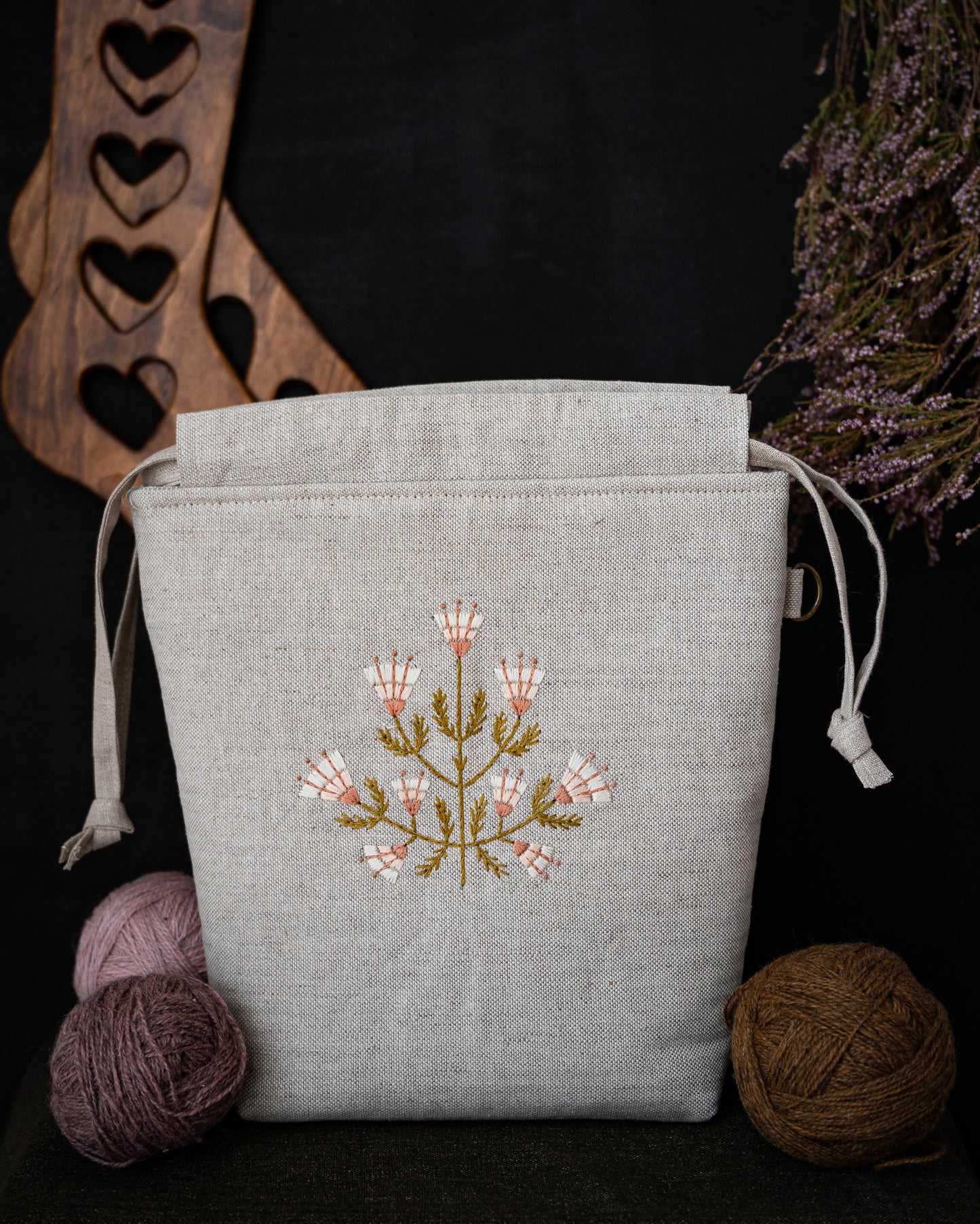 Apple blossom tree of life bag small