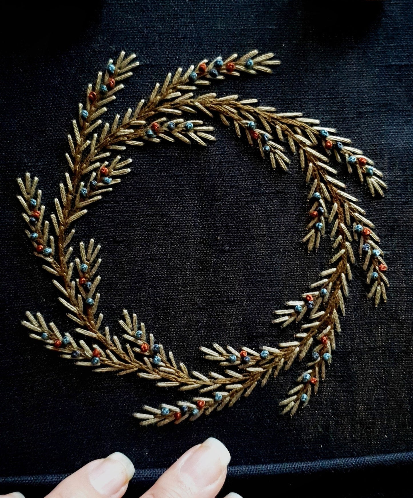 Yule wreath small bag