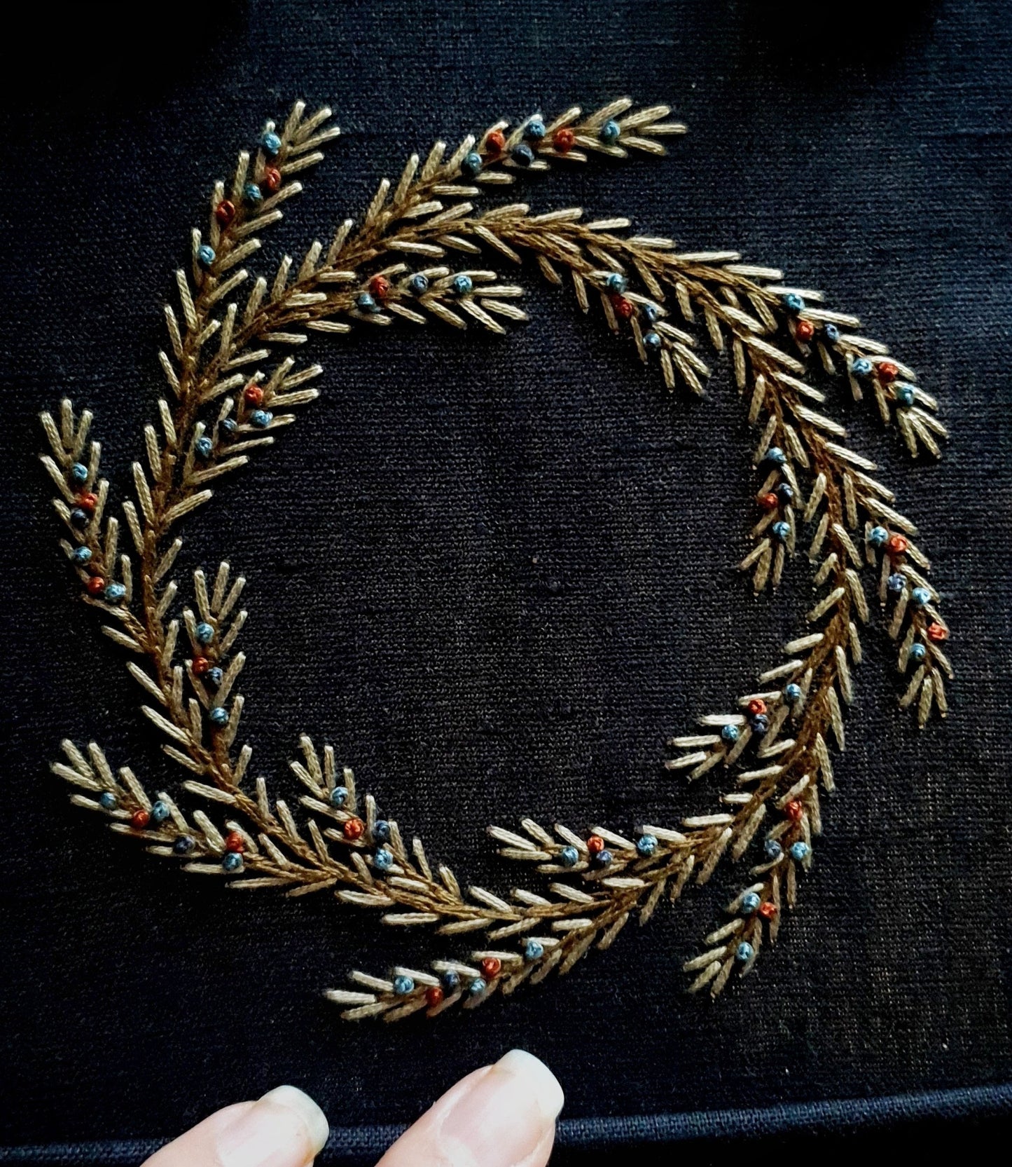 Yule wreath large bag