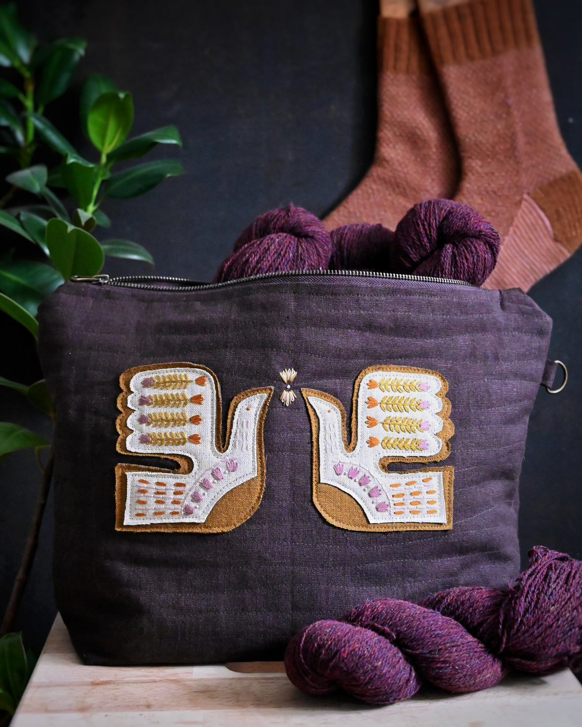 Golden Conversation bag