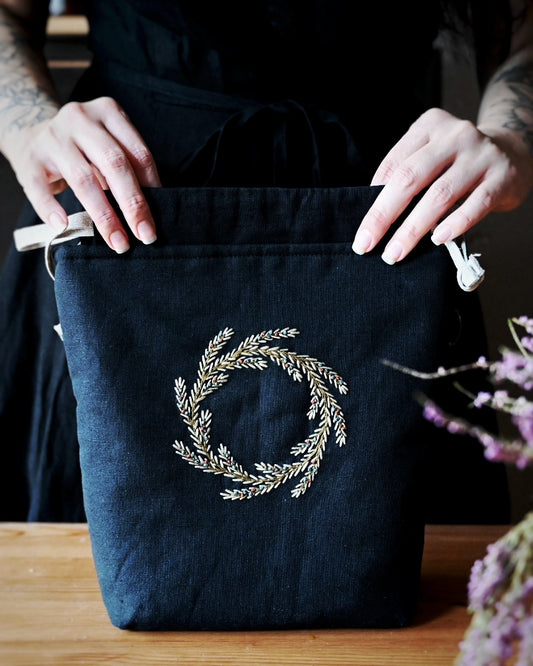 Yule wreath small bag