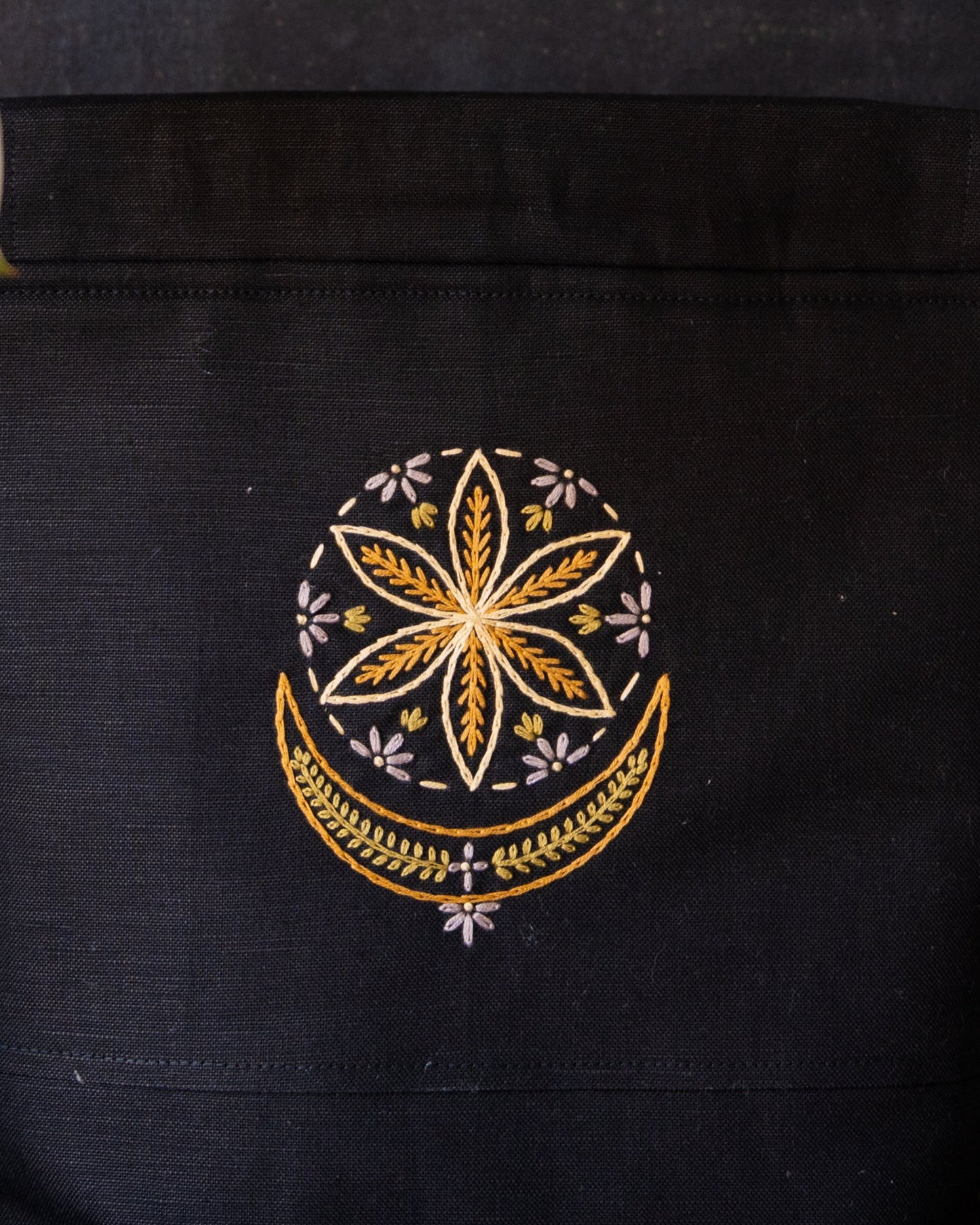 Balance large bag - purple flowers