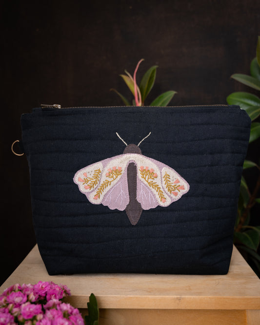 Pink moth bag