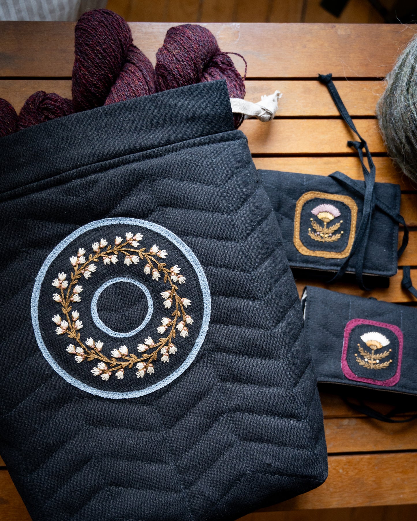 Quilted wreath large