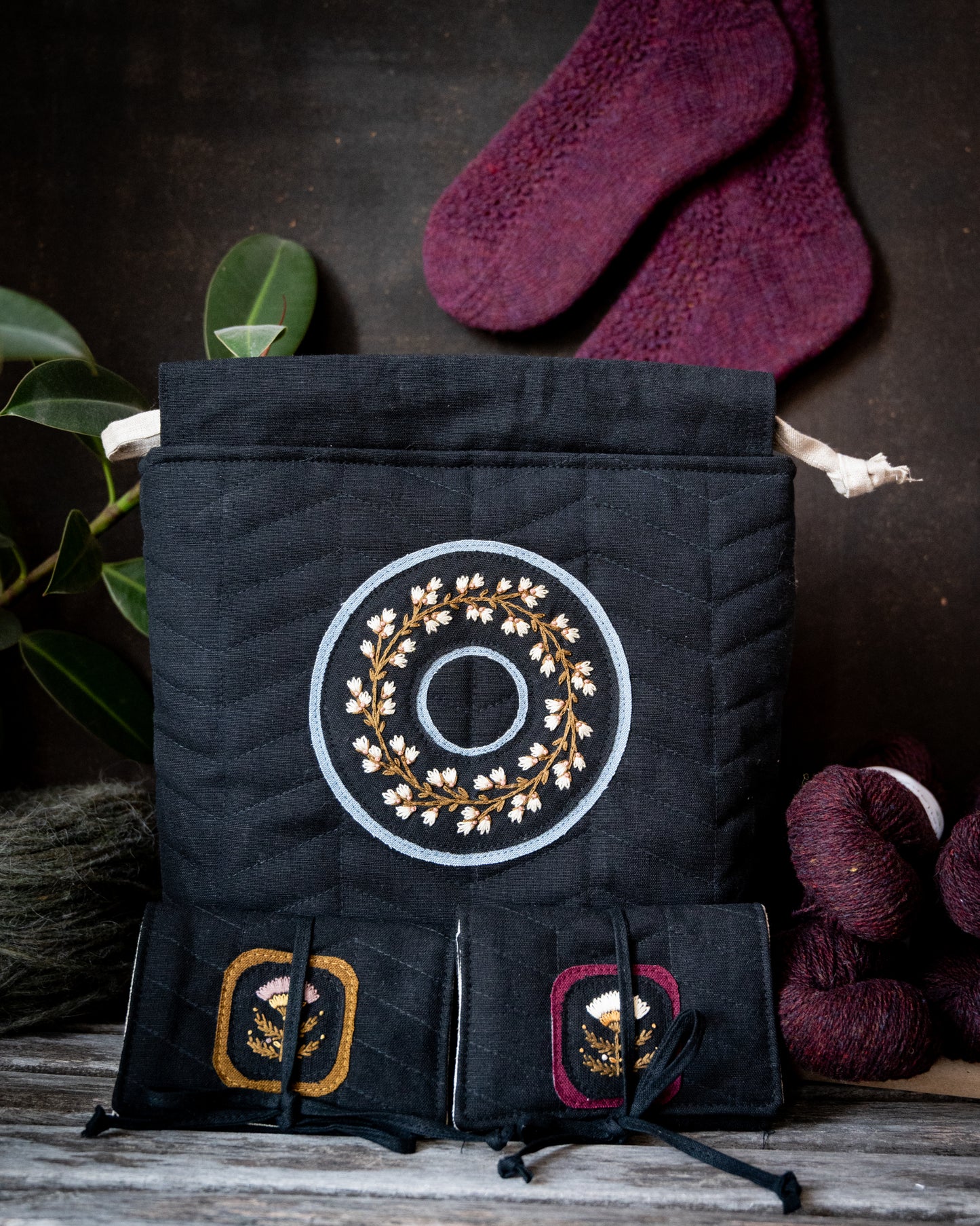 Quilted wreath large