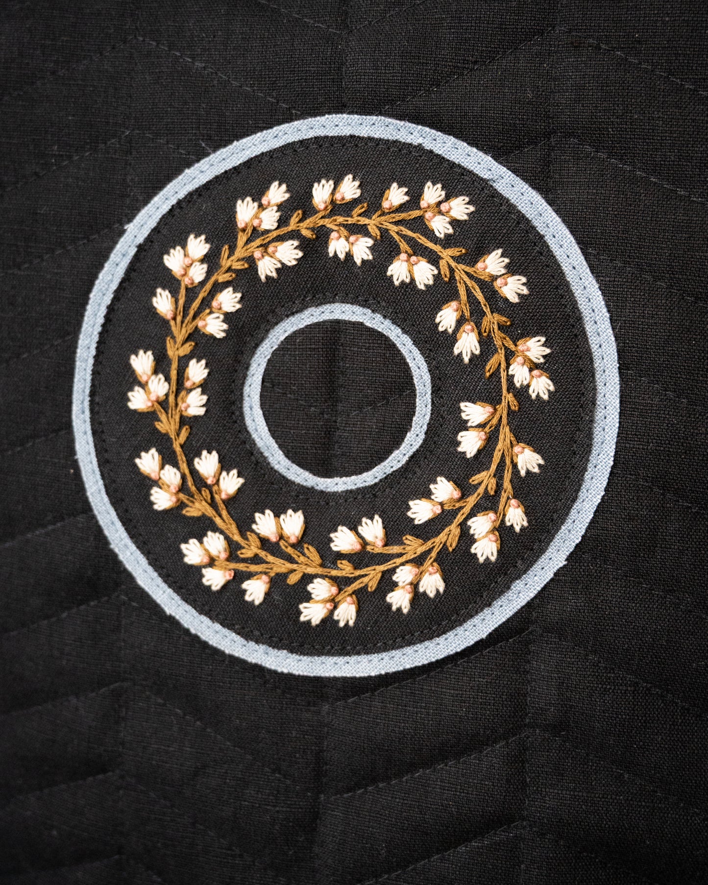 Quilted wreath large